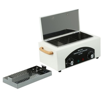 Высокотемпературный стерилизатор со съемным резервуаром из нержавеющей стали.