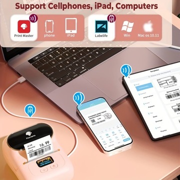 Phomemo M110 Label Maker — термопринтер для этикеток, портативные устройства для изготовления этикеток