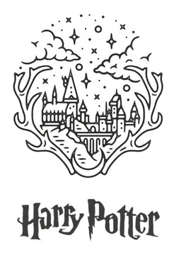 Tatuaż tymczasowy HARRY POTTER zamek czarów magik