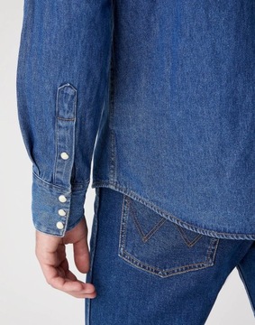 WRANGLER 27MW 1YEAR MĘSKA KOSZULA JEANSOWA JEANS S