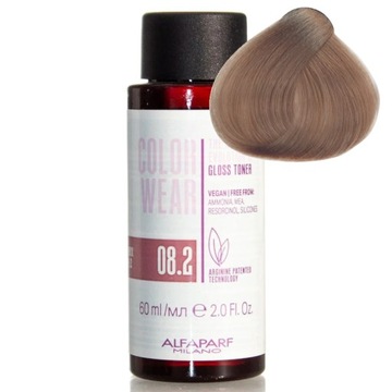 Alfaparf Color Wear Gloss farba, toner do włosów bez amoniaku 08.2 60ml