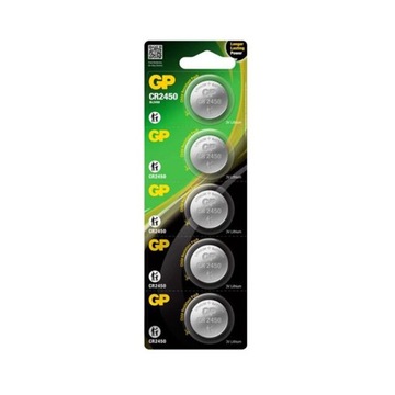 BATERIA GP CR2450 3V - 1 BLISTER 5 SZT