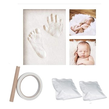 ОТПЕЧАТ РУКИ ДЕТСКОГО СЛЕДА СУВЕНИРЫ ИЗ ГЛИНЫ РАМКА