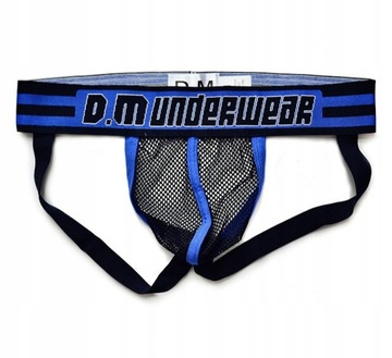 JOCKSTRAP FETISH PRZEŚWITUJĄCE DM PREMIUM MESH L