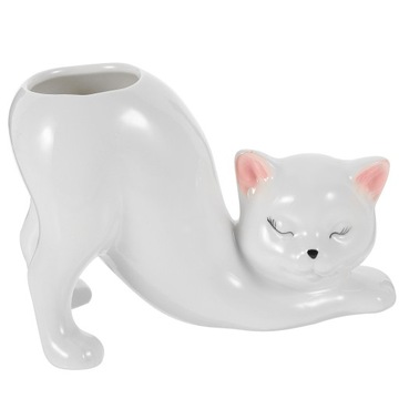 Nowość wazon ceramiczny kot wazon kwiatowy