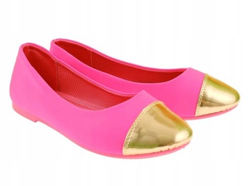 Baleriny 141-054 różowe balerinki buty rozmiar 37