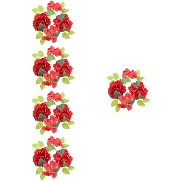 Artificial Candlestick Garland Painting 5 PCS