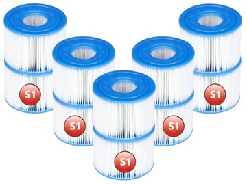 10x FILTR DO POMPY SPA JACUZZI BESTWAY WKŁAD TYP VI