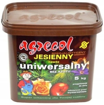 Agrecol do ogrodu bez azotu uniwersalny jesień 5kg