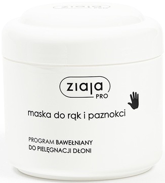 ZIAJA Pro Wegańska maska do rąk i paznokci