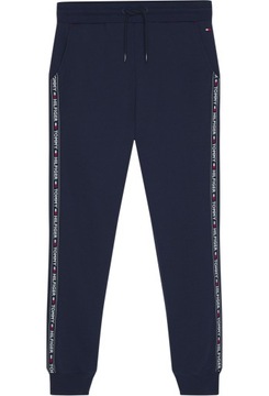 TOMMY HILFIGER SPODNIE MĘSKIE DRESOWE NAVY r.L