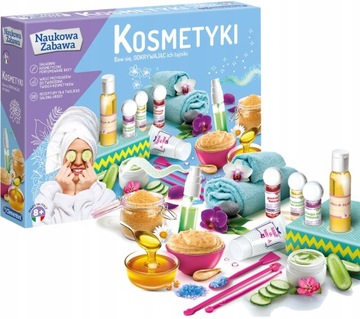 LABORATORIUM KOSMETYKÓW NAUKOWA ZABAWA ZRÓB TO SAM KOSMETYKI DIY CLEMENTONI