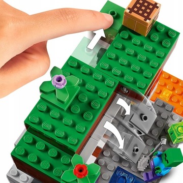 LEGO Minecraft 21166 Заброшенная шахта Стив Зомби Паук 248 кирпичей 7+