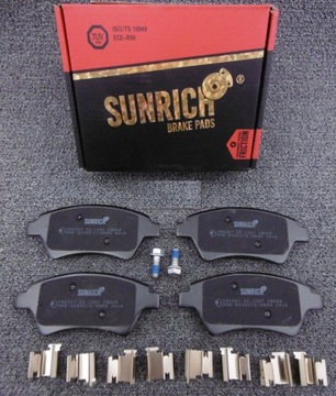 ПЕРЕДНИЕ КОЛОДКИ RENAULT MEGANE 2 II SCENIC II 2002-09