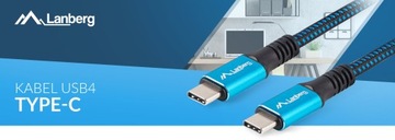 USB-C USB4 Кабель Thunderbolt PD 100 Вт 8K 40 Гбит 1,2 м