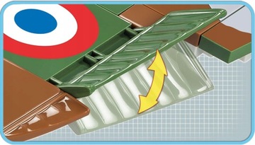 COBI 5720 БЛОКИРУЕТ ФРАНЦУЗСКИЙ САМОЛЕТ DEWOITINE D.520