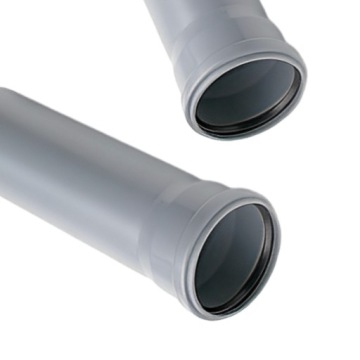 RURA RURKA KANALIZACYJNA WEWNĘTRZNA ODPŁYWOWA FI 50x500x1,8mm SZARA MOCNA