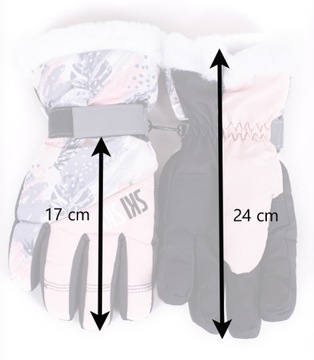 ПЕРЧАТКИ ДЕВОЧКИ ПЯТИПАЛЕЦЫ 18СМ