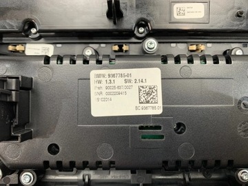 BMW 5 F10 F11 PANEL KLIMATIZACE OHŘÍVAČ SEDADLA 9367785