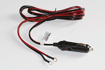 KABEL ZASILAJĄCY GNIAZDA ZAPALNICZKI 1,5m 11394