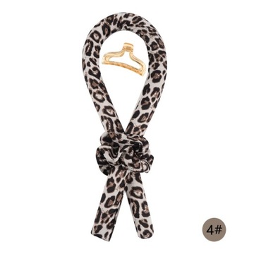 Wave Leopard Heatless Curling Rod Headband Ki