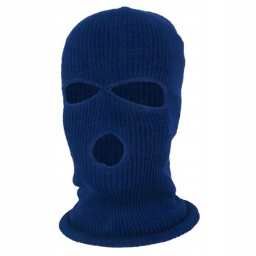Unisex 3 Otwory Warm Kominiarka Full Face Knit