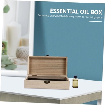 2 ящика для хранения бутылочек с эфирным маслом, деревянный органайзер для бутылок