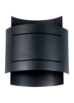 NOWOCZESNA LAMPA Kinkiet HESTIA czarny G-9 SOLLUX