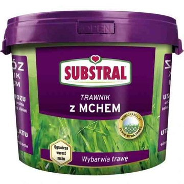 SUBSTRAL Nawóz do Trawnika z Mchem 5kg