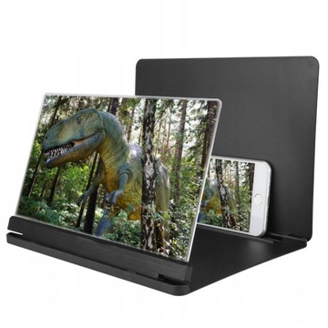 3D LUPA EKRAN DO SMARTFONÓW POWIĘKSZACZ 12 CALI OCHRONA OCZU DLA DZIECI