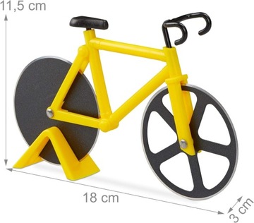 Декоративный нож для пиццы на велосипеде