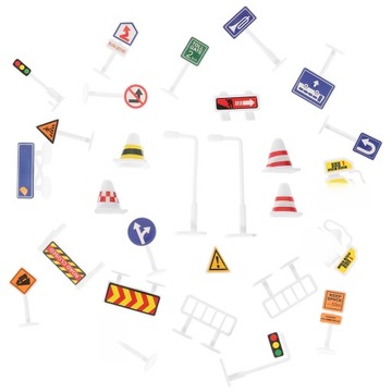 МИНИ ДОРОЖНЫЕ ЗНАКИ МОДЕЛИ ИГРУШКИ ДЕТСКИЕ КОНУСЫ