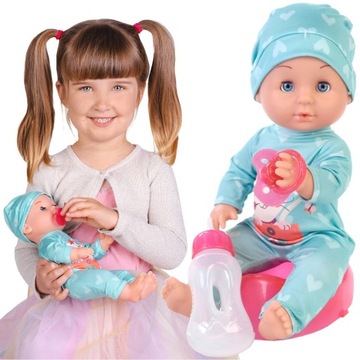 LALKA NATALIA BOBAS SIUSIAJĄCA ZESTAW SIUSIA 30cm
