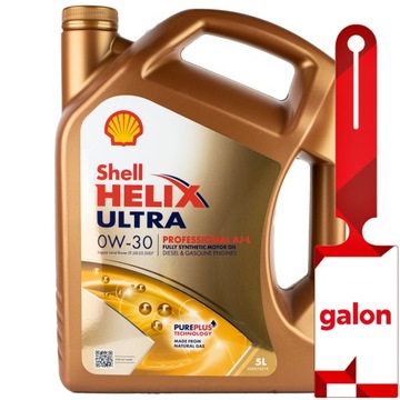SHELL Ultra Professional AJ-L 0W30 5L - syntetyczny olej silnikowy
