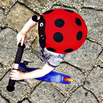 COOLCASC Чехол для шлема с изображением божьей коровки и животных