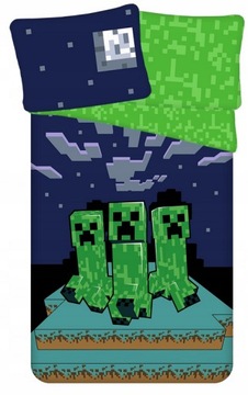 Pościel Mine Craft 140x200 100% bawełna dziecko kids prezent gift XMAS