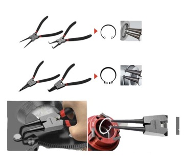 Segera Bigstren КОЛЬЦОТЕХНИКИ для ЗАЖИМОВ изогнутые и прямые - 4 шт.