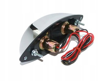 УНИВЕРСАЛЬНЫЙ ХРОМИРОВАННЫЙ ЗАДНИЙ ФОНАРЬ С ОДОБРЕНИЕМ