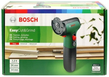 УГЛОВАЯ ШЛИФОВАЛЬНАЯ МАШИНА EASYCUT&GRIND 7,2 В BOSCH