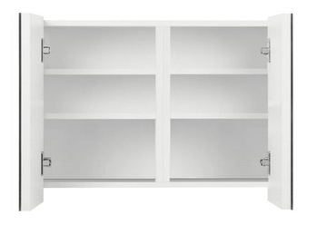 ШКАФ ДЛЯ ВАННОЙ С ЗЕРКАЛОМ ЗЕРКАЛЬНЫЙ ШКАФ СО СВЕТОДИОДНОЙ ПОДСВЕТКОЙ 100 см