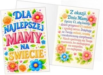 Prezent urodziny taty KARNET NA DZIEŃ OJCA MATKI mamy MAMA i TATA rodziców