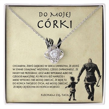Do mojej Siostry z wyboru - Naszyjnik z dedykacją