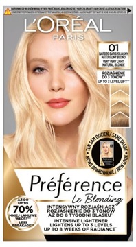 L'Oréal Preference LeBlonding 01 Bardzo bardzo jasny naturalny blond