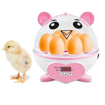 автоматический инкубатор для яиц 9 Eggs Инкубатор для яиц Розовый