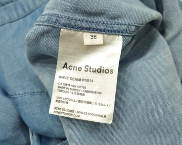 ACNE STUDIOS WAVE DENIM SHIRT 100% LYOCELL DAMSKA KOSZULA 36 / S