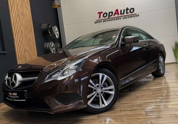 Mercedes Klasa E W212 Coupe Facelifting 200 184KM 2013 Mercedes-Benz Klasa E E200 NAVI manual 184KM zarejestrowany SKORA