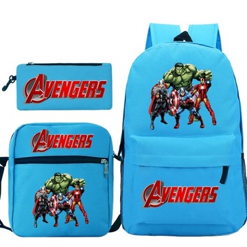 НАБОР РЮКЗАКОВ MARVEL AVENGERS Пенал ВЫКРОЙКИ