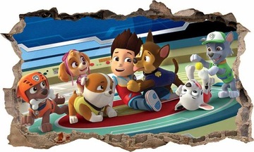 Naklejka Plakat PSI PAW PATROL 3D XXL +GRATIS Nr 3