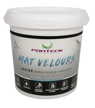 Lakier do ścian Ponteck ochronny bezbarwny mat 1 l