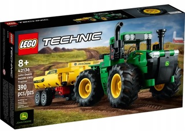 LEGO TECHNIC БЛОКИ ТРАКТОР С САМОСВАЛОМ НАБОР ТРАКТОРА JOHN DEERE 4WD 8+ XL